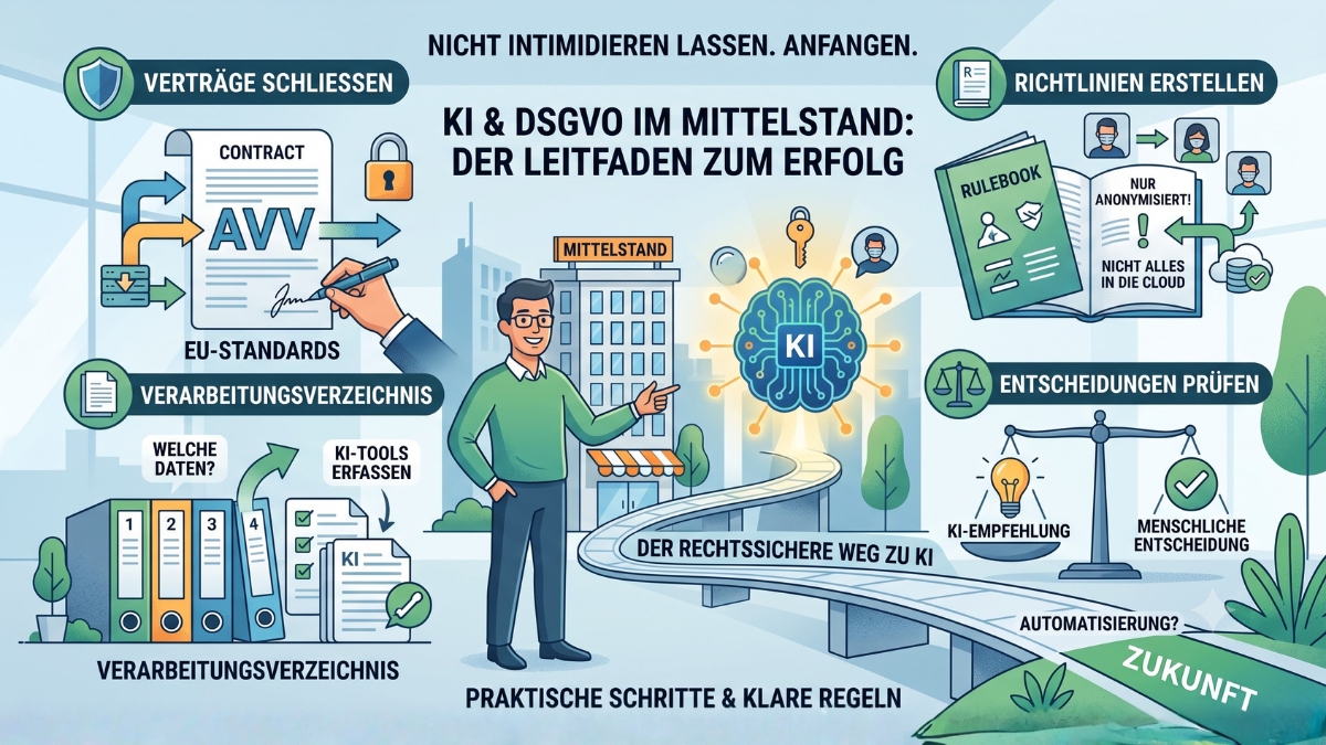 KI und DSGVO: Was Mittelständler tatsächlich beachten müssen