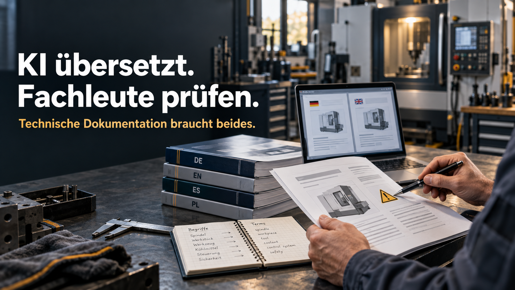 Technische Dokumentation übersetzen, ohne die Haftung zu verlieren